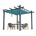 thumbnail image 3 of Garvee 10'x10' Aluminum Pergola with Retractable Canopy Outdoor Patio Shade Cover, 3 of 8