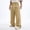 01 Khaki, variant on YueHuiYing Men's Baggy Sweatpants Fashion Wide Leg Casual Sweat Pants Drawstring Stretch Joggers with Pockets