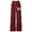 Pants 47# Wine, variant on WAYUTE Girls Pants Bow Detail Loose Fit Straight Leg Joggers Pants with Back Pocket Casual Comfortable Playwear Outdoor Activities