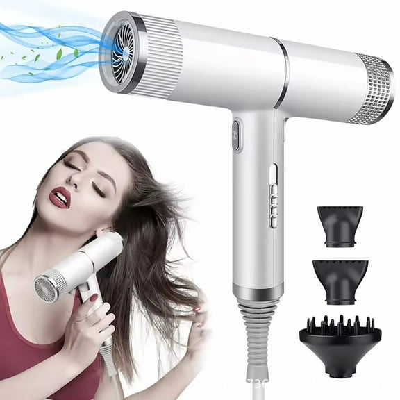 Professional 2500W Ionic Hair Dryer with Diffuser – High-Speed, Lightweight Blow Dryer for Women, Fast Drying, Anti-Frizz & Healthy Hair Care