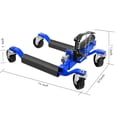 thumbnail image 7 of PYY 2PCS Car Wheel Dolly Set – 1500lbs Capacity Hydraulic Tire Jack for Vehicle Positioning – Easy Movement for Trailers, Trucks, RVs – Blue 2-Piece Set with Top-Mounted Oil Cylinder, 7 of 7