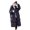 Black, variant on Winter Down Coat, Thickened, Padded, Hooded, Neck, Protection, Pockets, Zipper, Closure, Pockets, Windproof, Heat, Retention, Daily, Cold, Weather, Outwear, Cotton, Jacket