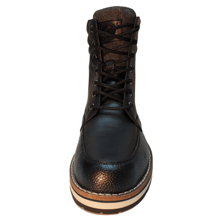 DKNY Mens Winston Jack Leather Boots Black 8M US 7 UK 40.5 