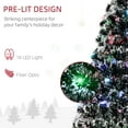 thumbnail image 4 of 4ft Pre-Lit LED Optical Fiber Christmas Tree Artificial Evergreen Tree, 4 of 10