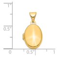 thumbnail image 2 of 14k Plain Polished Oval Locket in 14k Yellow Gold, 2 of 3