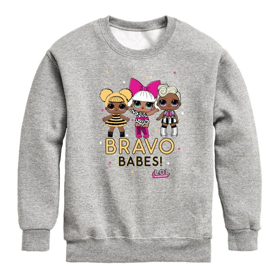 LOL Surprise! - Bravo Babes - Toddler And Youth Crewneck Fleece Sweatshirt