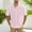 #Pink, variant on DPTALR George Men's Cotton Linen Short Sleeve Shirts,Casual Lightweight Button Down,Vacation Beach Summer Tops with Pocket,Beige,Big and Tall Men XXXL