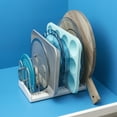 thumbnail image 5 of YouCopia StoreMore® Adjustable Pan & Lid Rack 11", for Kitchen Cabinet Storage, 5 of 5