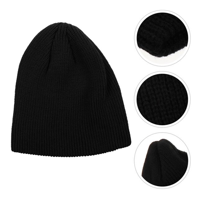 HEALEEP 1Ud Gorro Negro Para Mujer Con Cálida Y Elástica Para E