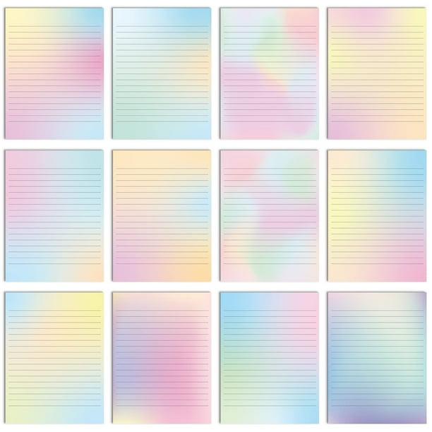 Papel de papelería Patelai, 120 hojas, 28 x 21,6 cm, color pastel