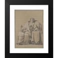 thumbnail image 2 of François-André Vincent 15x18 Black Modern Framed Museum Art Print Titled - Youth Sleeping in a Chair (ca. 1771-72), 2 of 5
