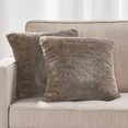 thumbnail image 4 of GDF Studio Elise Faux Fur Throw Pillow (Set of 2), Light Brown, 4 of 5