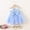 Glisme Sky Blue417, variant on Glisme Girls Dresses Floral Princess Beach Vacation Bag Ruffles Summer Dress Set Sleeveless Baby Toddler Dresses Sky Blue Sundress Size 3-6 Months