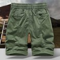 thumbnail image 4 of pstuiky Pantalones cortos para hombre, Pantalones cortos deportivos de verano para hombre, de color liso, informales, cargo Pantalones cortos deportivos para hombre, 4 of 4