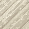 thumbnail image 2 of No. 918 Lillemor 2-pack Vintage Floral Lace Sheer Rod Pocket Curtain Panel Pair, Cream, 50"W x 96"L (2 Panels), 2 of 6