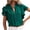 Green, variant on Trendy Casual Tops for Women V-Neck Double Ruffle Short Sleeve Solid Color Comfortable Stylish Everyday Tops