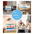 thumbnail image 5 of TFT Color Screen Digital Display Clock Reminder Alarm Clock for Living Room Bedroom Study Lobby Wall Clock, 5 of 5
