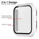thumbnail image 2 of Pokanic Compatible Con Apple Watch Se 6 5 4 3 2 1 Series Iwatch 9H Funda De Vidrio Templado Protector De Pantalla De Cuerpo Completo Cubierta Carga Inalámbrica Peso Ligero Resistente A Los Arañazos (B, 2 of 5