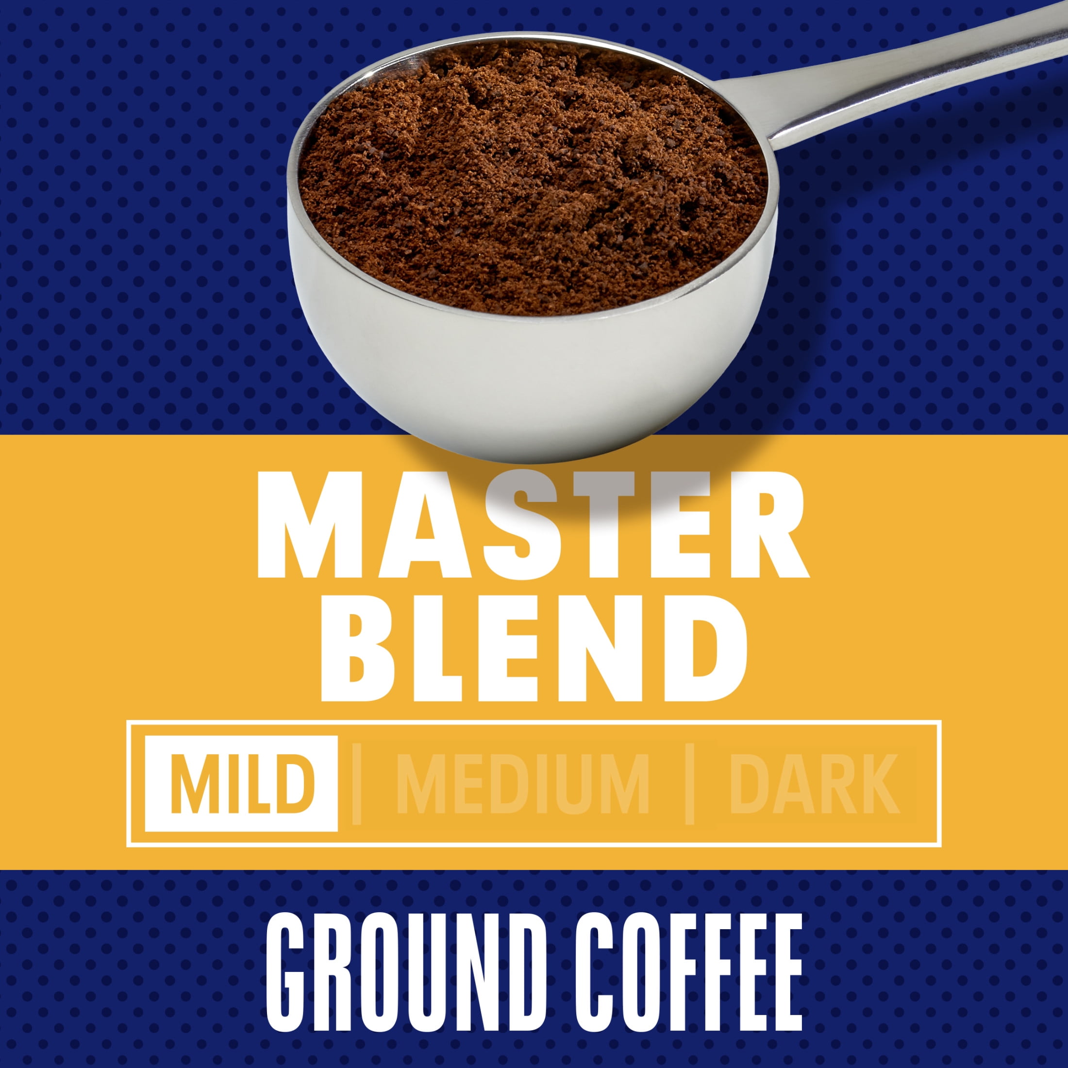 (6 pack) Maxwell House Master Blend Mild Roast Ground Coffee, 26.8 oz Canister