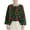 Army Green, variant on Birdeem Children's Fashion Loose Long Sleeve Christmas Print Round Neck Shirt, Funny Christmas Shirts, Boys Christmas Shirt