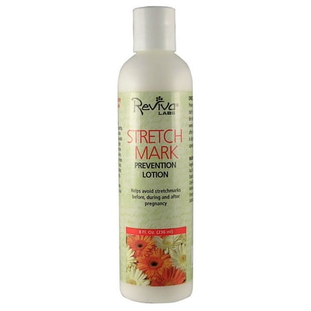 Reviva Labs Stretch Mark Prevention Lotion with Collagen And Elastin, 8 fl Oz