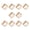 gold, variant on Alloy Strap Buckle Adjuster for School Backpacks Hiking Bags and Daily Use Accessories