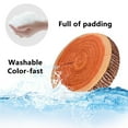 thumbnail image 6 of Round Throw Pillow Wood Slice Chair Pillow Decorative Wood Sofa Pillow Tree Stump Floor Cushion Natural Wood Cushion Pillow 3D Digital Printing Forest Decor for Bedroom Living Room, 6 of 6