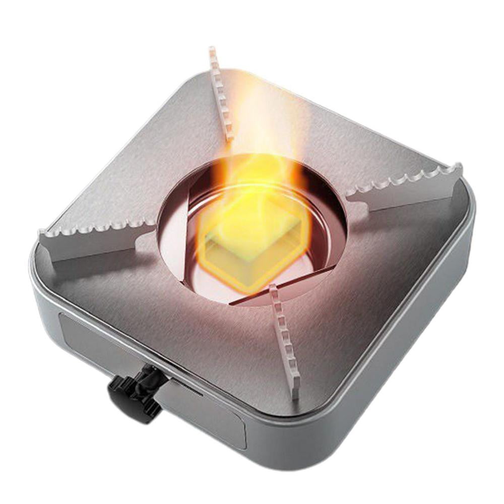 Spirit Cooker with Pot Camping Stove Stainless Steel Spirit Burner