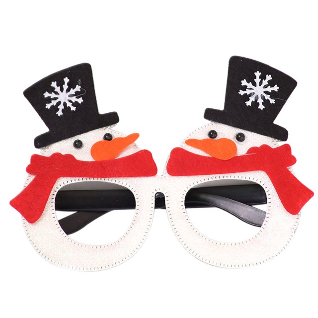 Honganda Decorative Glasses, Christmas Tree Shaped Eyewear Cosplay Tools