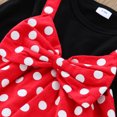 thumbnail image 2 of Gibobby Mameluco para niño Vestido Bodysuit Boys Romper Set Ropa Trajes Dot Girls Bowknot Baby Headband Polka Infant Girls Romper & Mono(Rojo, 0-3 Meses), 2 of 5