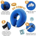 thumbnail image 6 of PaiPaitek Protective Inflatable Collar for Dogs and Cats-Soft Pet Recovery Collar Does Not Block Vision E-Collar,Blow Up Dog Collar(Small(5"-8"), Blue), 6 of 8