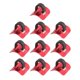 thumbnail image 2 of 10 Clips Para Cables De Bicicleta Sunnimix Color Rojo, 2 of 8