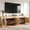 Beige, variant on Uforic 70 Inch Modern Farmhouse TV Stand for Up to 80 Inch TVs with 4 Storage Doors & Inner Shelves for Living Room, Natural Oak