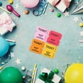 thumbnail image 4 of OULII 400pcs Raffle Ticket Drum For Parties Yellow Paper For Fundraisers And Events, 4 of 8