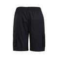 thumbnail image 3 of Abcnature Men's Athletic Shorts, Sports Gym Running Short Pants, Men's Multi-pocket Overalls Shorts, Loose Outdoor Shorts, Sports Fitness, Cargo Casual Hiking Shorts Black XL, 3 of 5
