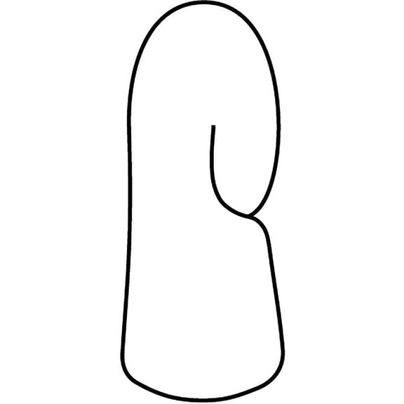 Orfit Classic Precuts, intrinsic resting hand splint, 1/8" non perforated, small