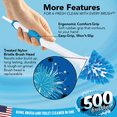 thumbnail image 5 of 500 Brushes Starter Kit, Toilet Bowl Brush W/ Soap Dispensing Brush Head, 5 of 9