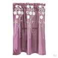 thumbnail image 1 of 2x Cortinas Florales Bordadas De Media Ventana, Decoración De Ventana De Lavandería, 1 of 9