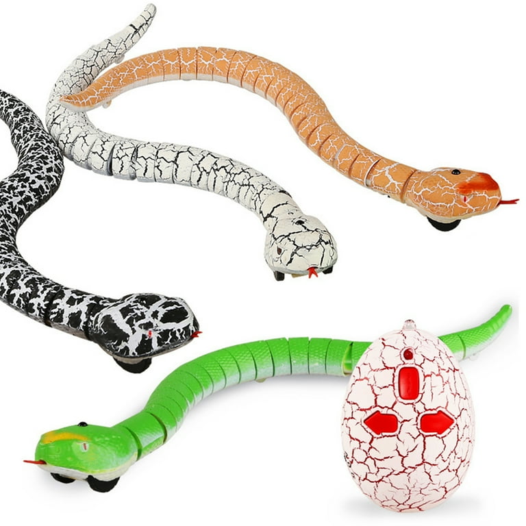 Plastic Snake Model Remote Control Snake Toy Vivid Look Simulation