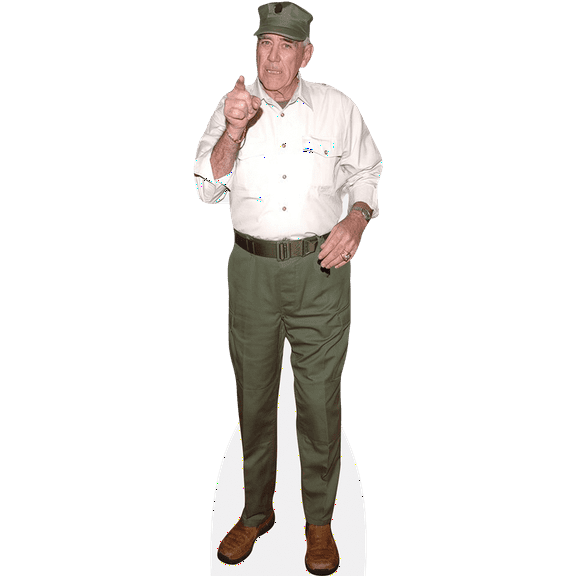 Ronald Lee Ermey (Point) Life Size Cutout. Standee.