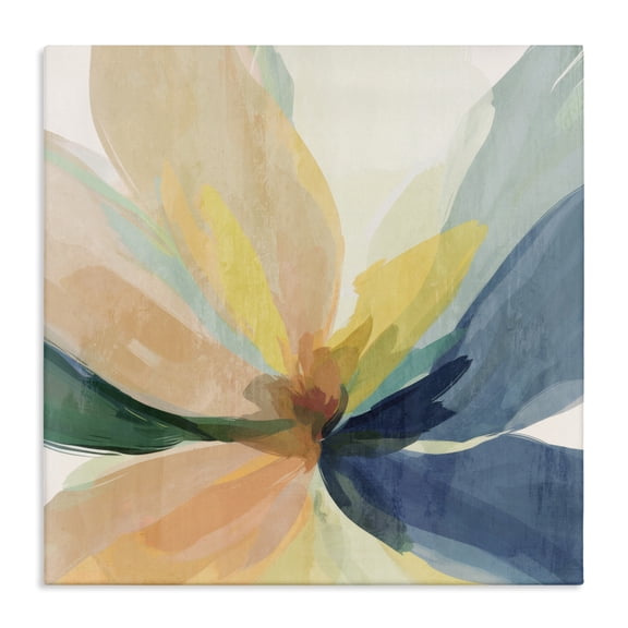 Flared Abstract Neutral Petals Canvas Wall Art, design by Irena Orlov