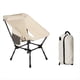 thumbnail image 5 of Silla Plegable para Acampar Al Aire Libre, Picnic, Senderismo, Viaje, Mochila, Playa, Luna, Pesca, Silla Portátil, Color Cremoso, 5 of 5