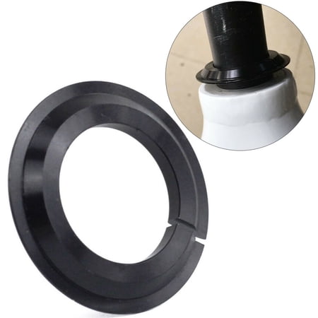 QIFEI Tapered Steerer Tube Conversion 1 1/8in to 1 1/2in Crown Race Ring Fork Adapter Black