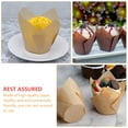 thumbnail image 3 of RUNROTOO 200Pcs Cupcake Cups Light Brown Paper Disposable for Baking Presentation, 3 of 6