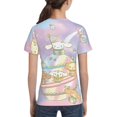 thumbnail image 5 of Sanrio Cinnamoroll Kids T-Shirt 3d Printed Graphic T-Shirts Boys And Girls Short Sleeve Shirts For Youth Kids X-Small, 5 of 6