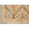 thumbnail image 4 of Nourison Graphic Illusions 3'6" x 5'6" Light Gold Trellis Indoor Rug, 4 of 5