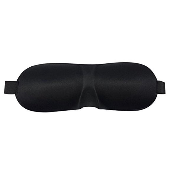 1-Pack 3D Contoured Sleep Mask, Ultra-Soft Eye Mask for Sleeping, Light-Blocking Travel Eye Shade w/ Adjustable Strap, Comfortable for Men & Women TIKA