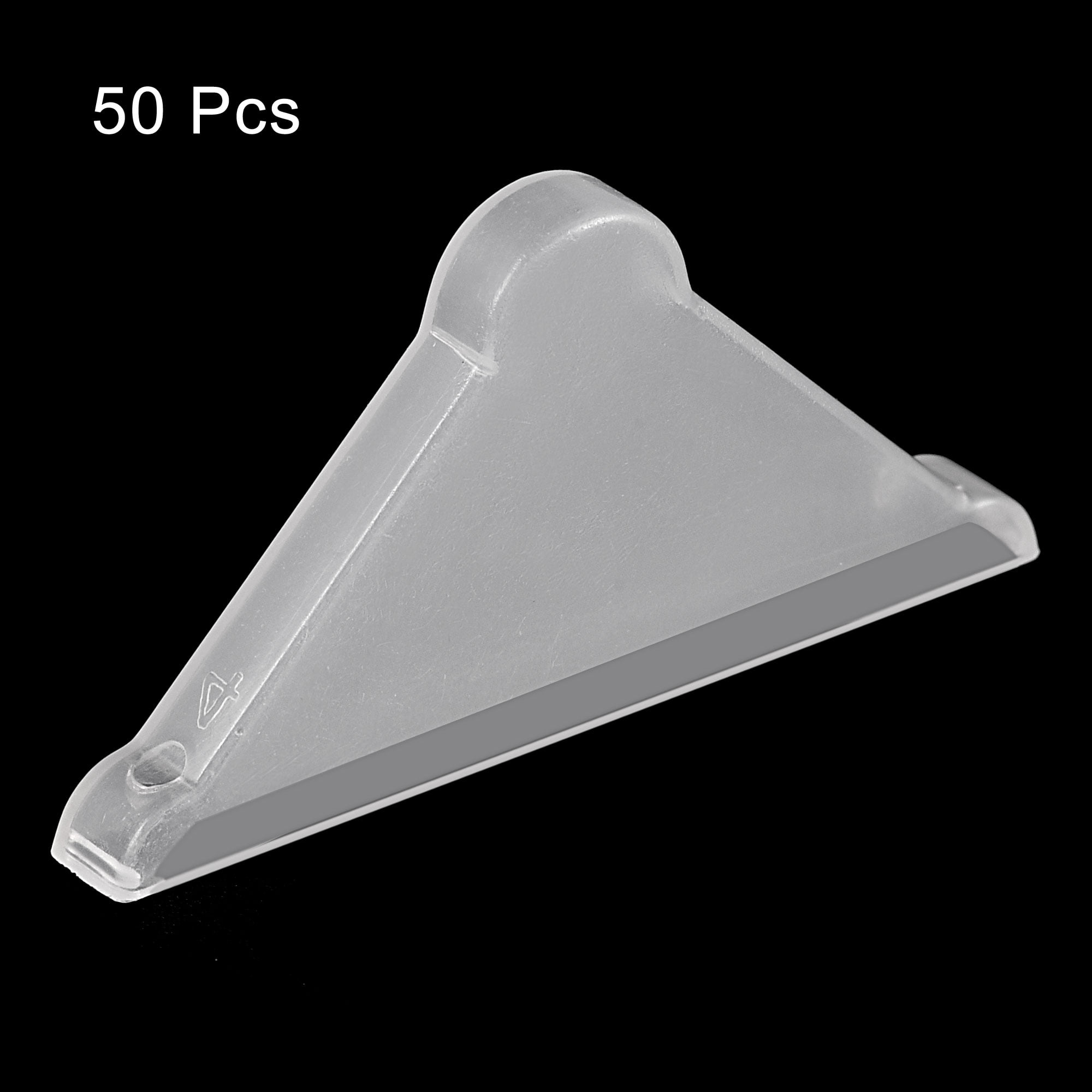 (Pack of 4) Glass Corner Protectors 6mm Black Plastic x 4 to 500