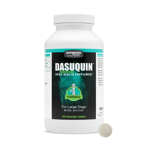 Nutramax Dasuquin for Large Dogs, Joint Health Supplement, Contains Glucosamine for Dogs, Plus Chondroitin, ASU and More, Supports Healthy Joints, Chewable Tablets, 150 Count