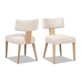 thumbnail image 3 of Upholstered Counter Stools | Comfortable Seating at the Countertop | Textured Chenille | Lasting Rubberwood Support, 3 of 5
